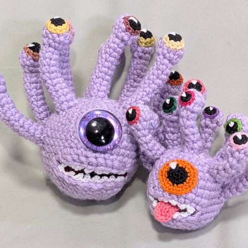 Beholders with all unique eye colours